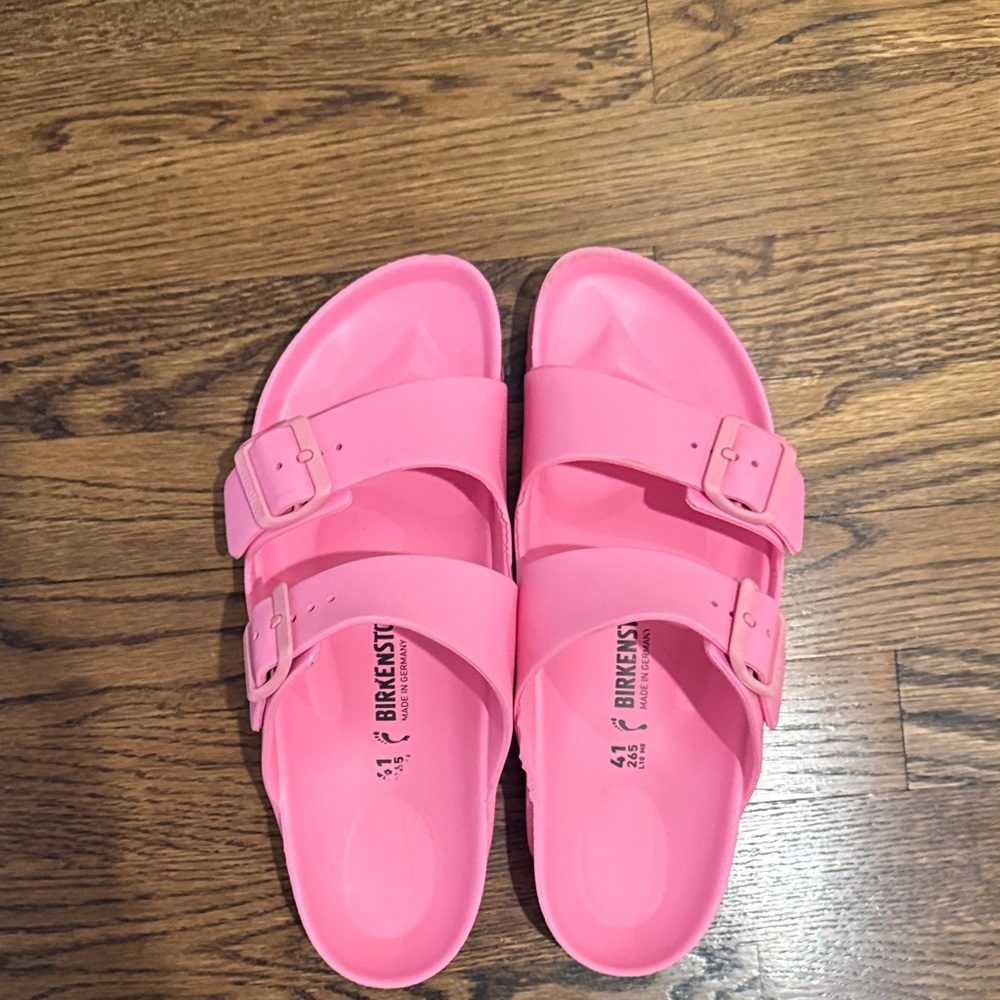 Birkenstock Arizona EVA Slide Sandals in Bubblegum Pink